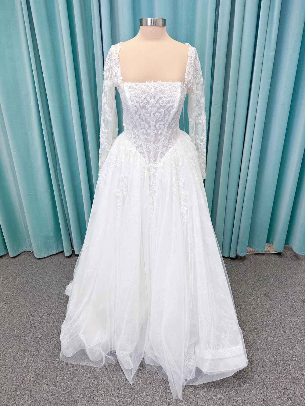 Morilee Style 2714 Seattle Victorian-Inspired Ballgown with Crescent Neckline